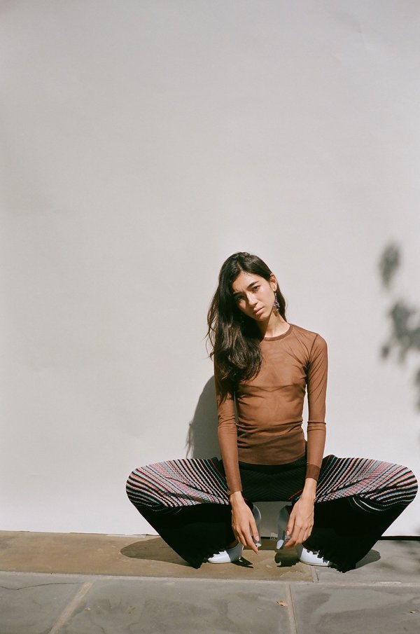 Julia Heuer Willow Pant - Black/Stripes