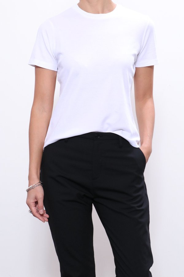 John Elliott High Twist Cotton Tee - White John Elliott High Twist Cotton Tee - White