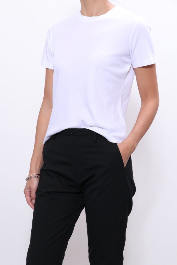 John Elliott High Twist Cotton Tee - White John Elliott High Twist Cotton Tee - White