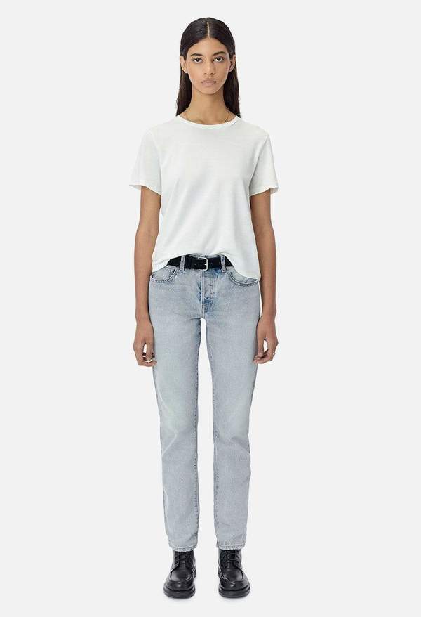 John Elliott High Twist Cotton Tee - White John Elliott High Twist Cotton Tee - White
