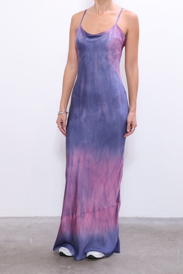 John Elliott Myrrh Slip Dress - Navy/Highlighter John Elliott Myrrh Slip Dress - Navy/Highlighter