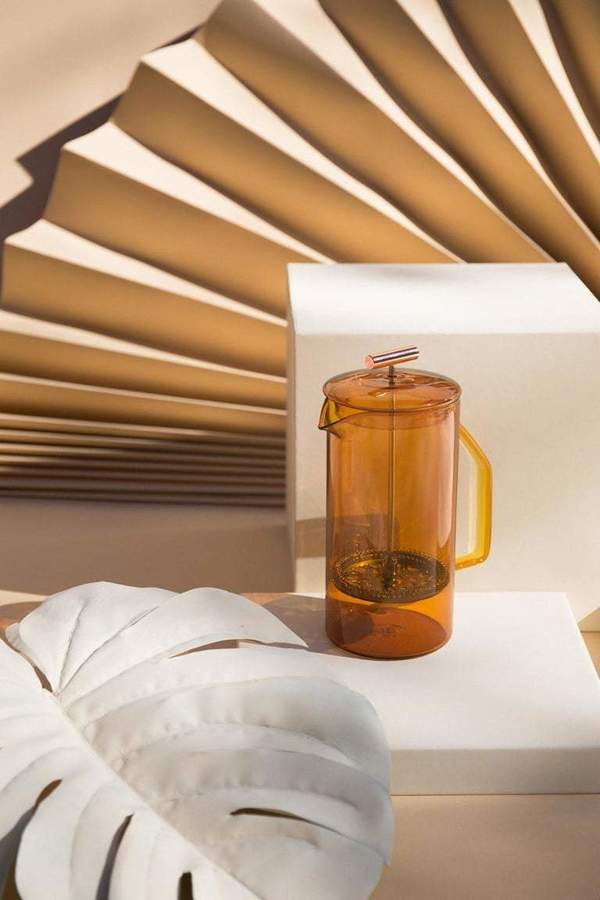 Yield GLASS FRENCH PRESS - Amber Yield GLASS FRENCH PRESS - Amber