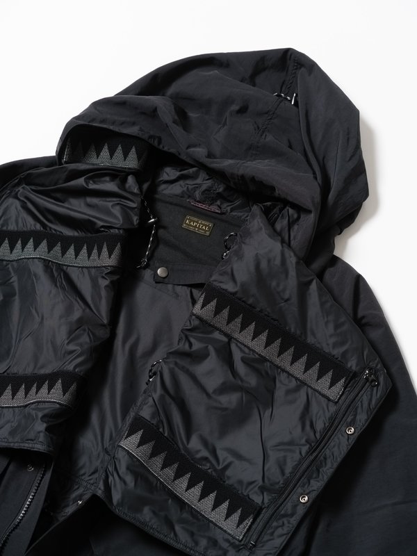 Kapital 60/40 Cloth Kamakura Anorak Blouson - Black | Garmentory