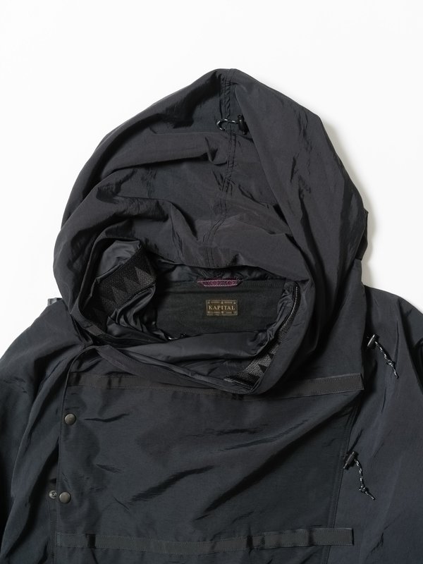 Kapital 60/40 Cloth Kamakura Anorak Blouson - Black | Garmentory