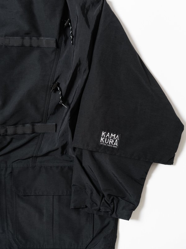 Kapital 60/40 Cloth Kamakura Anorak Blouson - Black | Garmentory