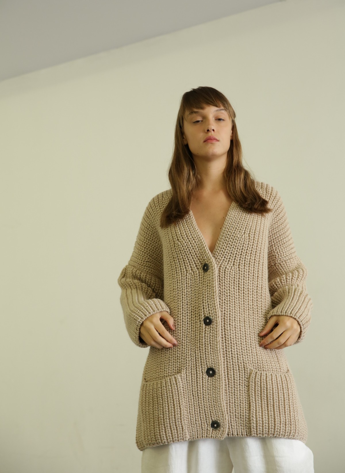 AJAIE ALAIE SUEI CARDIGAN - SEA SALT - Image 2 of 7