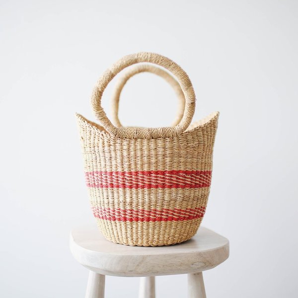 Swahili Modern PETITE SHOPPER - RED STRIPE Swahili Modern PETITE SHOPPER - RED STRIPE