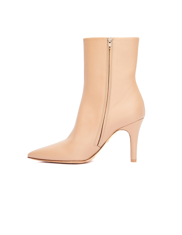 Maison Margiela Leather Ankle Boots - Beige Maison Margiela Leather Ankle Boots - Beige