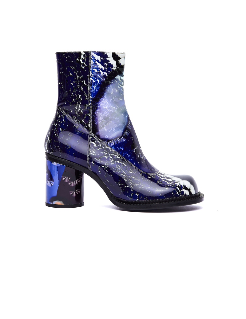 ショートブーツ・ブーティ MAISON MARGIELA Boots Women Fabric Pink/Flamingo Maison Margiela Flamingo Printed Ankle Boots - Multicolor