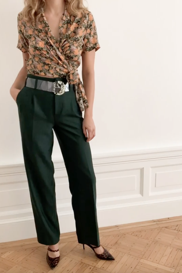 Wray Ethan Trouser - dark green Wray Ethan Trouser - dark green