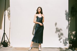 Pari Desai Midnight Sandoval Slip Dress - Midnight Navy Pari Desai Midnight Sandoval Slip Dress - Midnight Navy