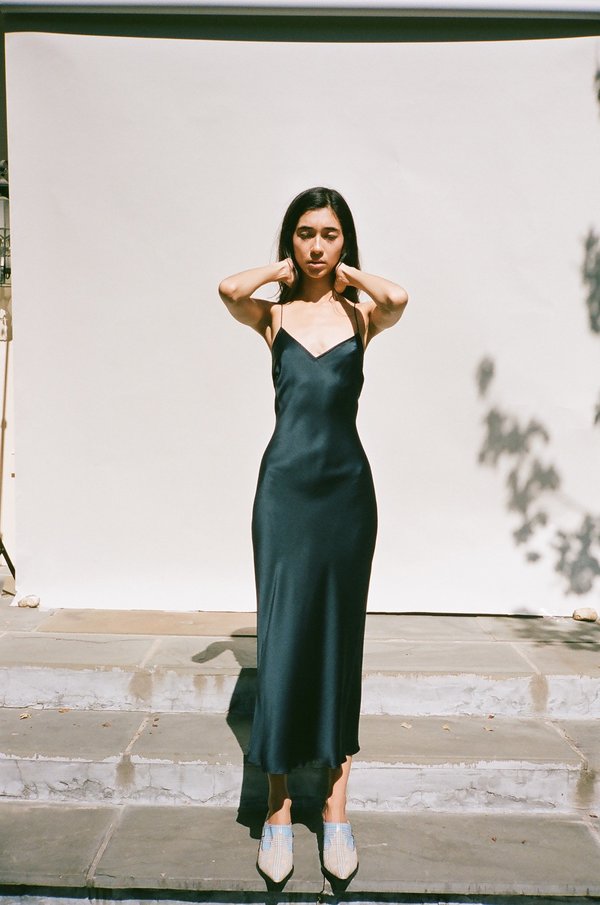 Pari Desai Midnight Sandoval Slip Dress - Midnight Navy Pari Desai Midnight Sandoval Slip Dress - Midnight Navy