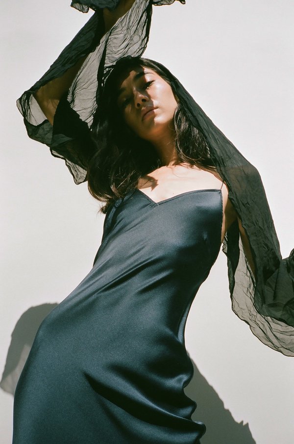 Pari Desai Midnight Sandoval Slip Dress - Midnight Navy Pari Desai Midnight Sandoval Slip Dress - Midnight Navy