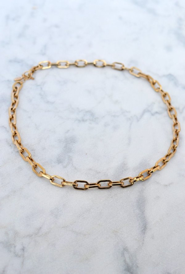 Phyllis + Rosie Large Link Necklace - 14k Gold Vermeil Phyllis + Rosie Large Link Necklace - 14k Gold Vermeil