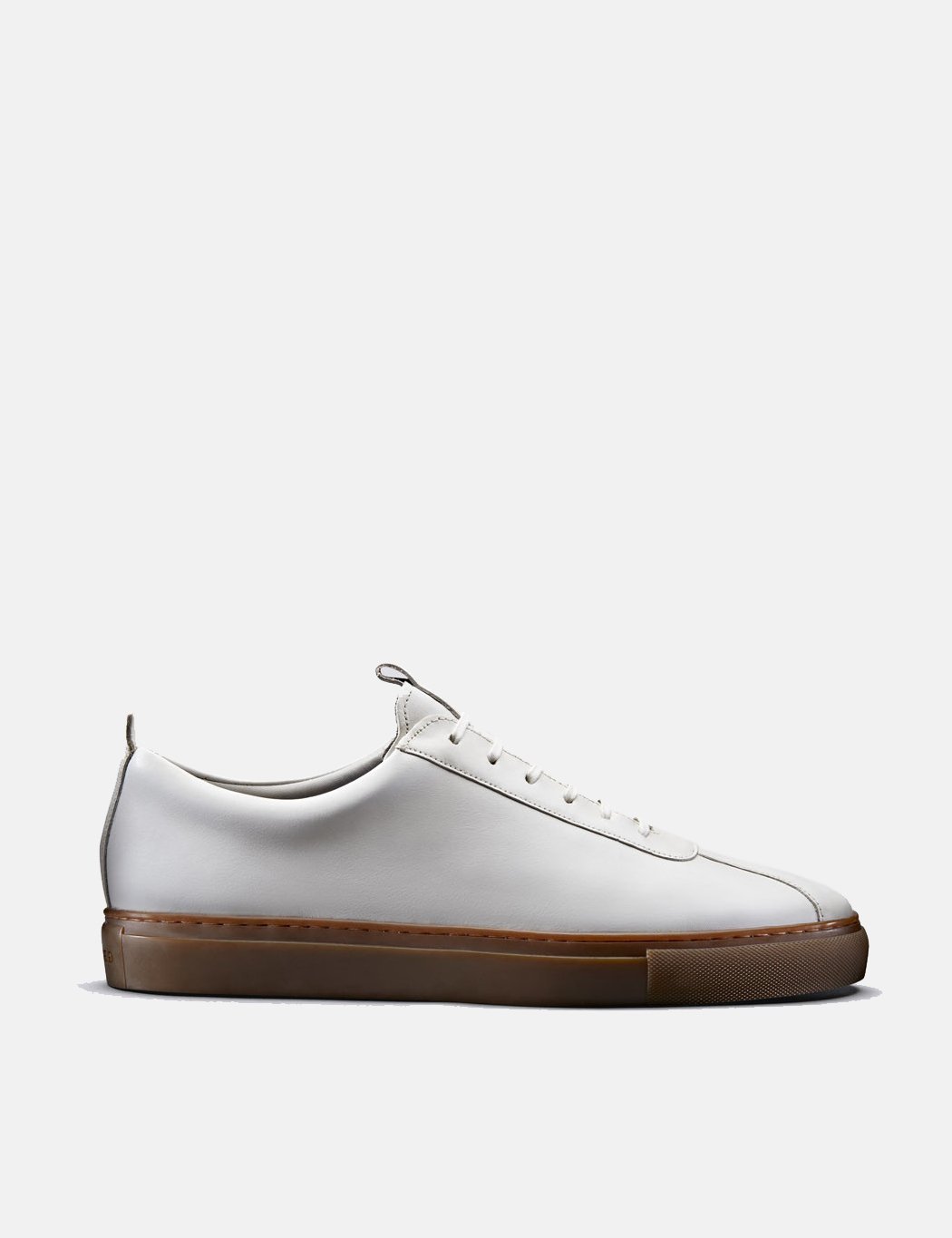 Grenson Leather Sneakers No.1 - White/Gum | Garmentory