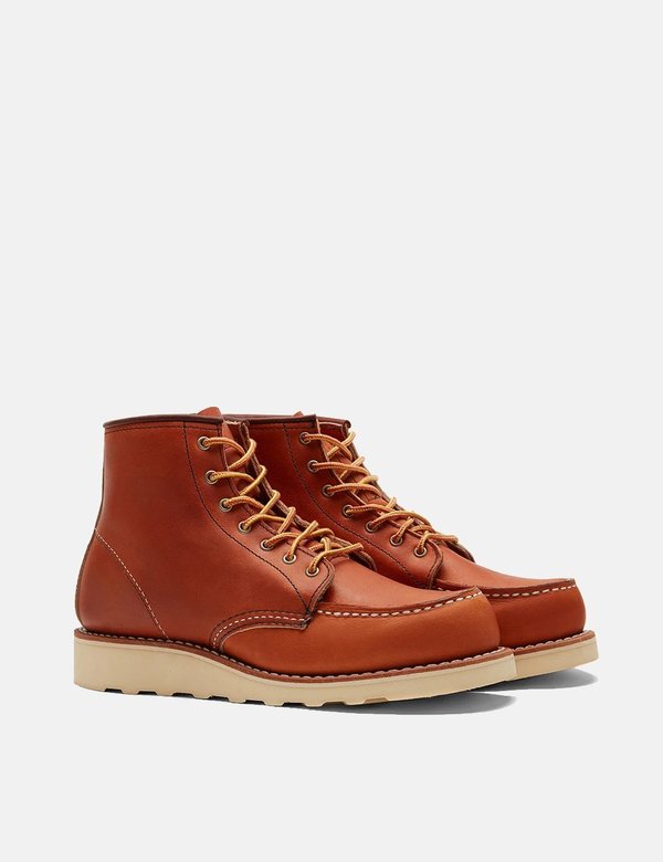 Red Wing Shoes Heritage Work 6" Moc Toe Boots - Tan Oro Legacy Red Wing Shoes Heritage Work 6" Moc Toe Boots - Tan Oro Legacy