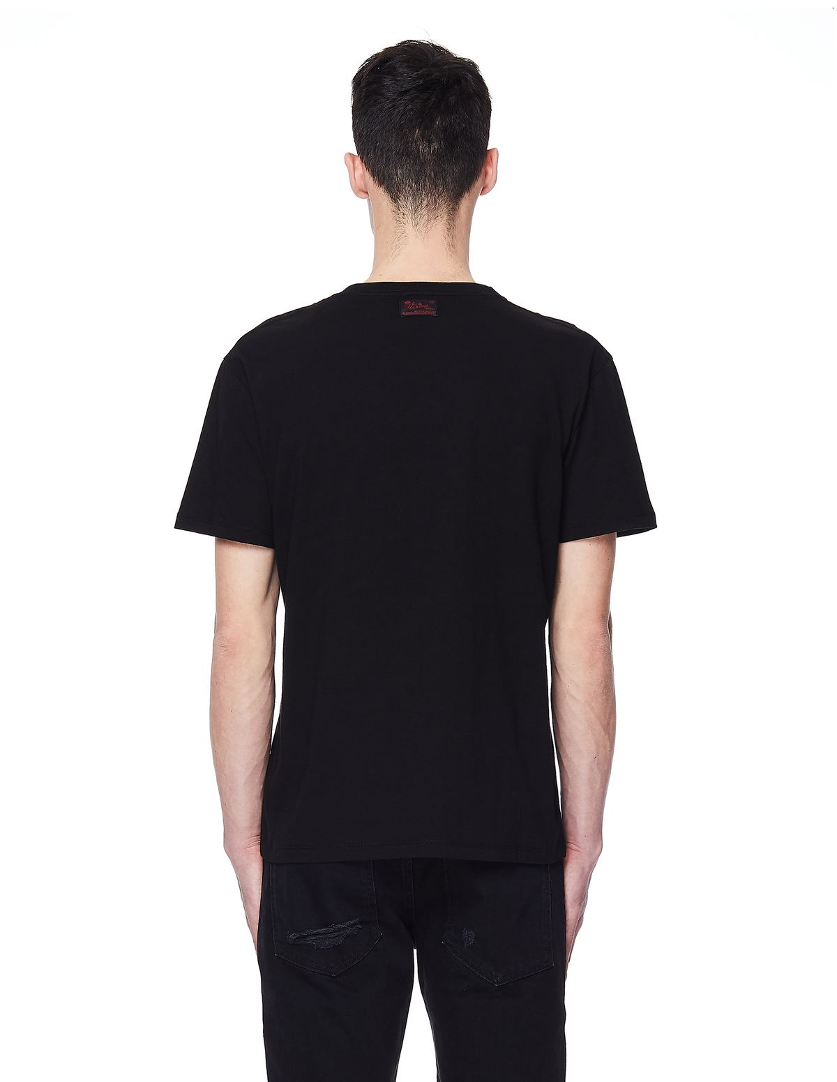 Raf Simons Twin Peaks Printed Cotton T-shirt - Black | Garmentory