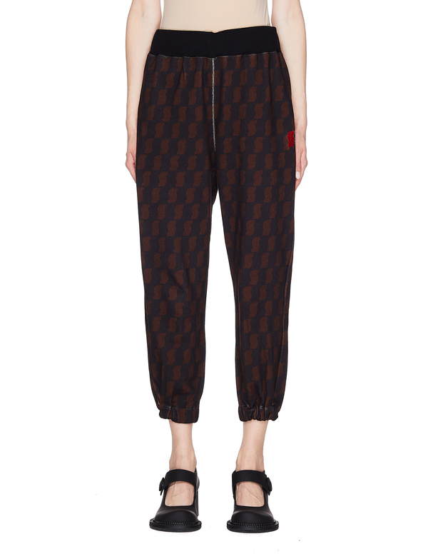Undercover All Over Printed Cotton Sweatpants - Brown Undercover All Over Printed Cotton Sweatpants - Brown