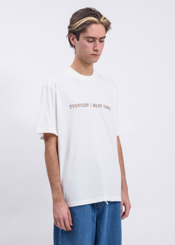 Tシャツ・カットソー SUNNEI FW24 Sunnei T-shirts and Polos (MRTWXJER069 7941) Sunnei Striped t-shirt | Yellow | FARFETCH