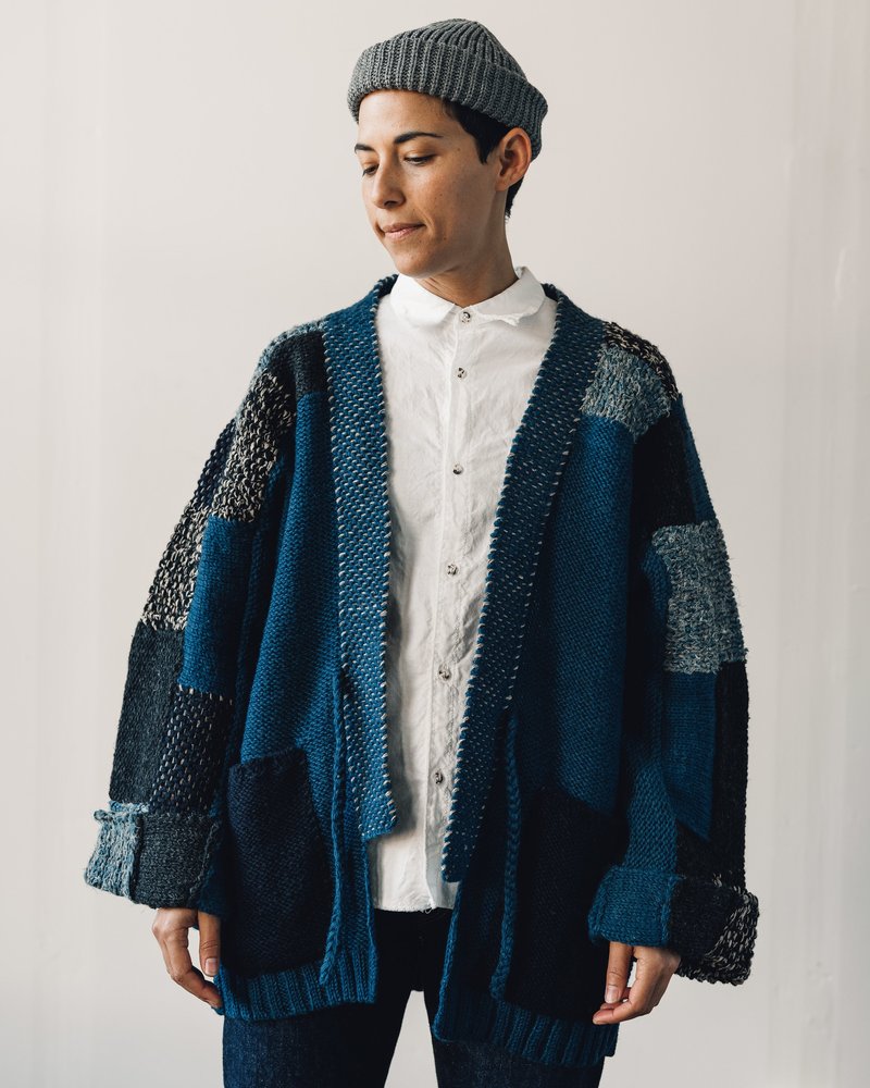 Kapital Tugihagi Kakashi Cardigan - Blue | Garmentory Kapital Tugihagi Kakashi Cardigan - Blue | Garmentory