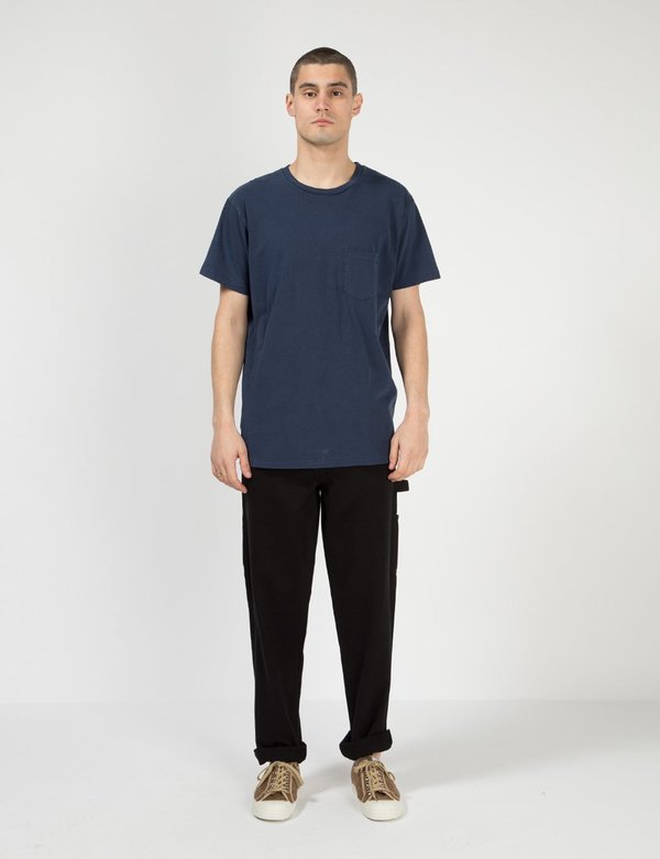 Velva Sheen Pigment Dyed USA Made T shirt - Navy Blue Velva Sheen Pigment Dyed USA Made T shirt - Navy Blue