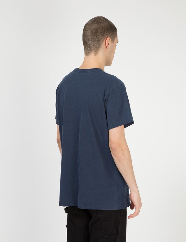 Velva Sheen Pigment Dyed USA Made T shirt - Navy Blue Velva Sheen Pigment Dyed USA Made T shirt - Navy Blue