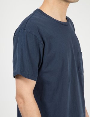 Velva Sheen Pigment Dyed USA Made T shirt - Navy Blue Velva Sheen Pigment Dyed USA Made T shirt - Navy Blue
