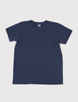 Velva Sheen Pigment Dyed USA Made T shirt - Navy Blue Velva Sheen Pigment Dyed USA Made T shirt - Navy Blue