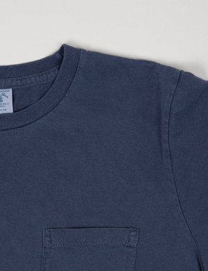 Velva Sheen Pigment Dyed USA Made T shirt - Navy Blue Velva Sheen Pigment Dyed USA Made T shirt - Navy Blue