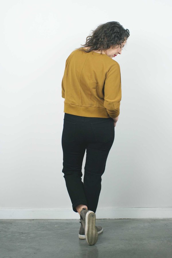 Father's Daughter LA Ally High Rise Tapered Crop Jean - Black Father's Daughter LA Ally High Rise Tapered Crop Jean - Black