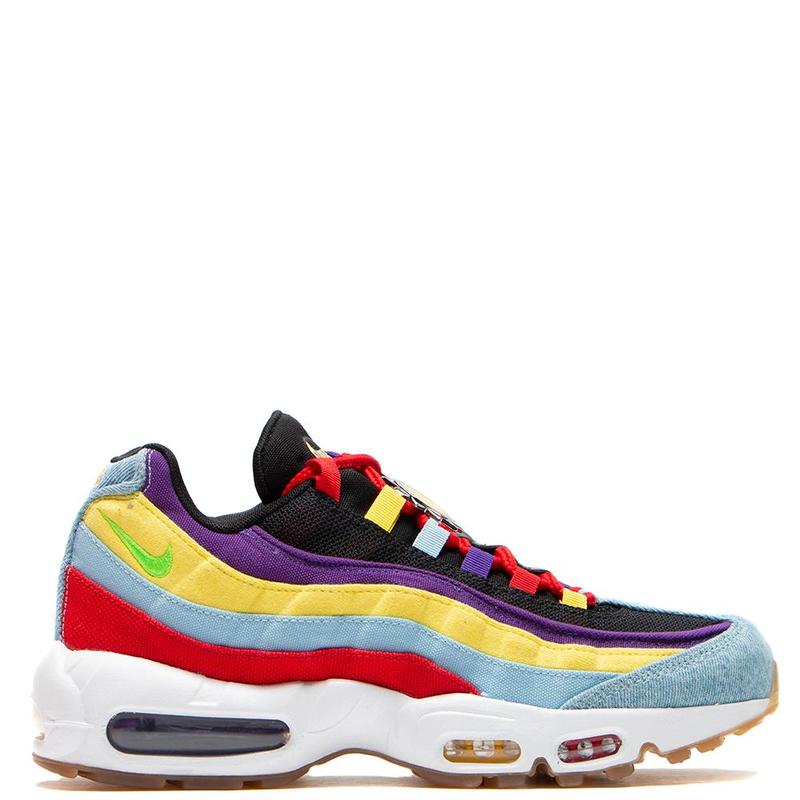 blue yellow white air max 95