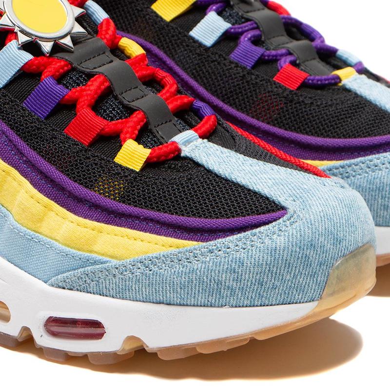 air max 95 pink yellow blue