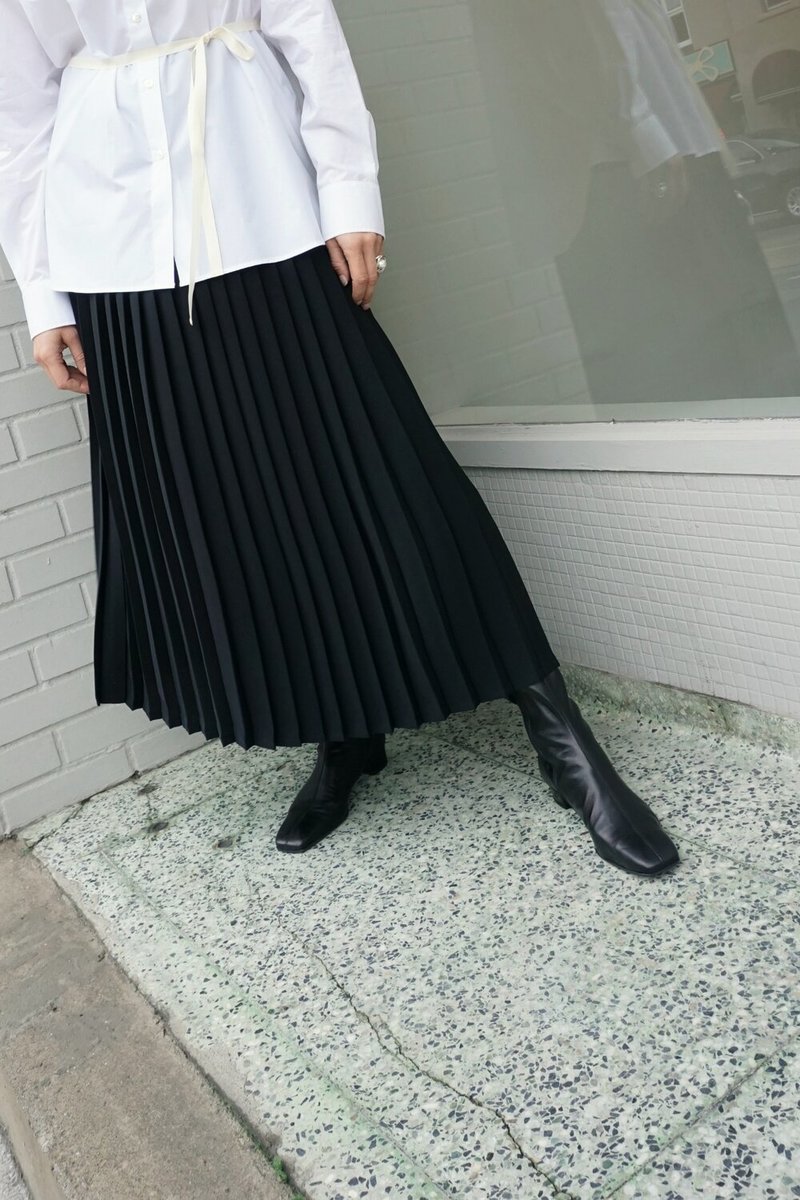 MM6 Maison Margiela Pleated Skirt | Garmentory