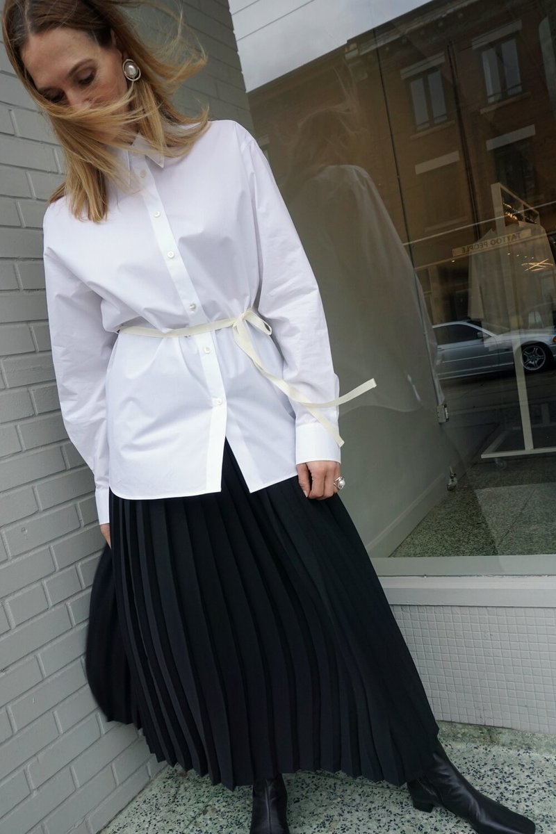 MM6 Maison Margiela Pleated Skirt | Garmentory