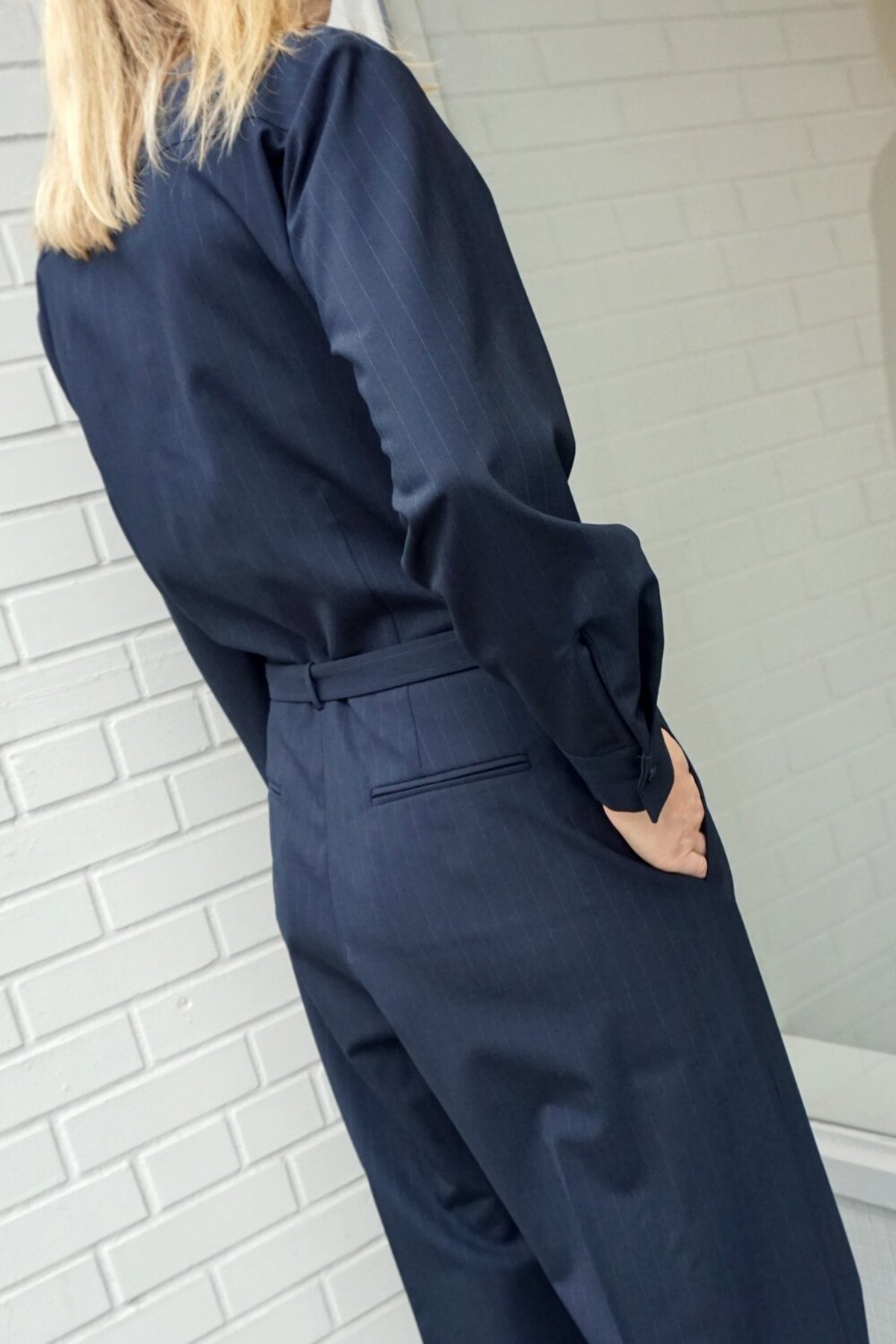 Mm6 Maison Margiela Jumpsuit - Navy | Garmentory