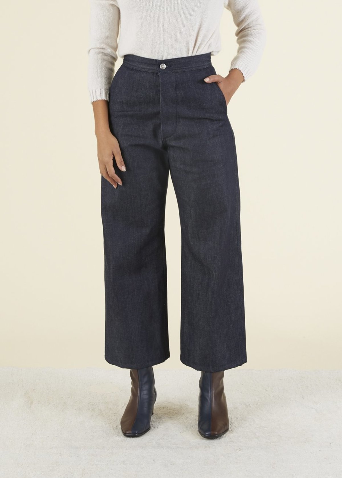 Uqnatu Selvage Sailor Pant - Indigo  - Image 1 of 5