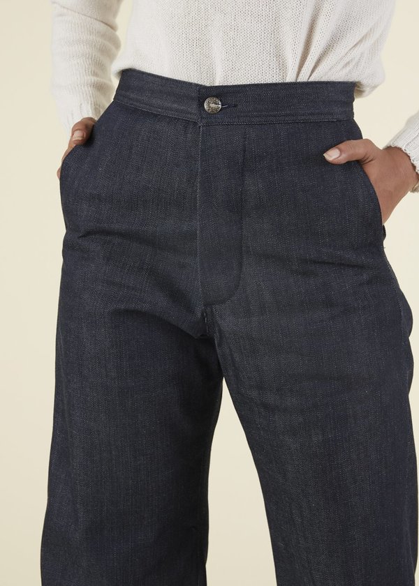 Uqnatu Selvage Sailor Pant - Indigo 