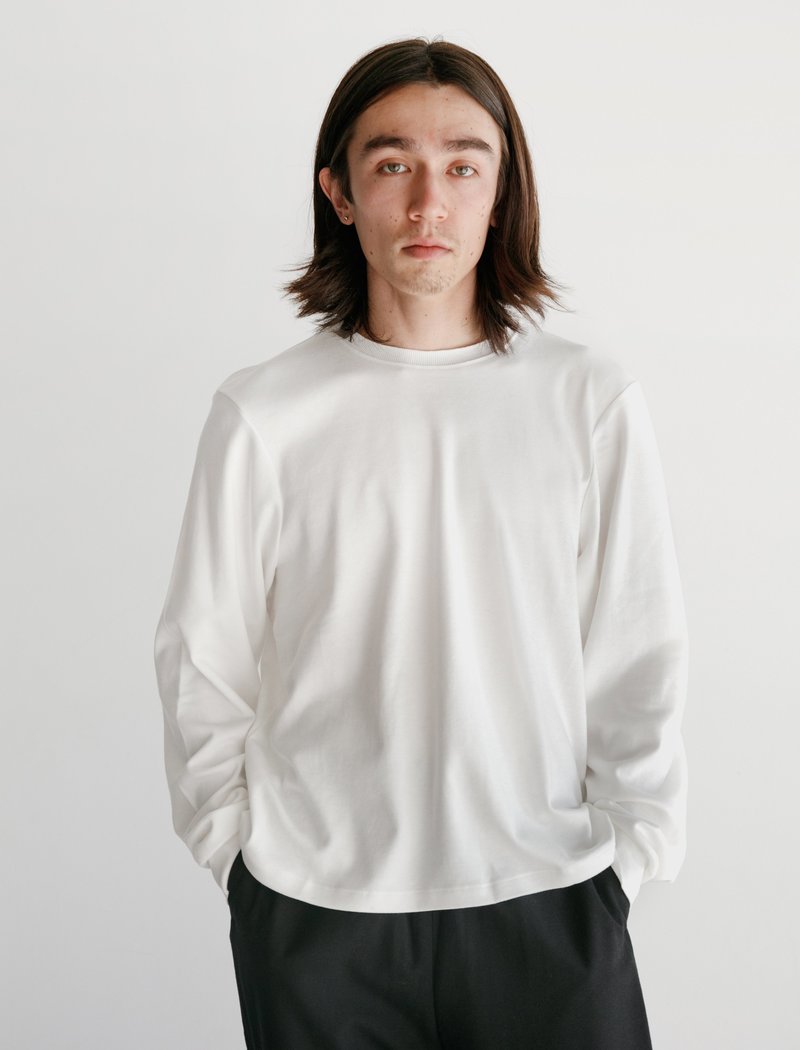 Camiel Fortgens Tailored Long Sleeve Tee - White | Garmentory