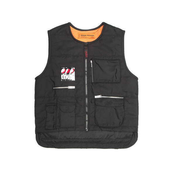 HERON PRESTON ヘロン プレストン FIRE VEST HERON PRESTON Multipocket Fire vest - black | Garmentory