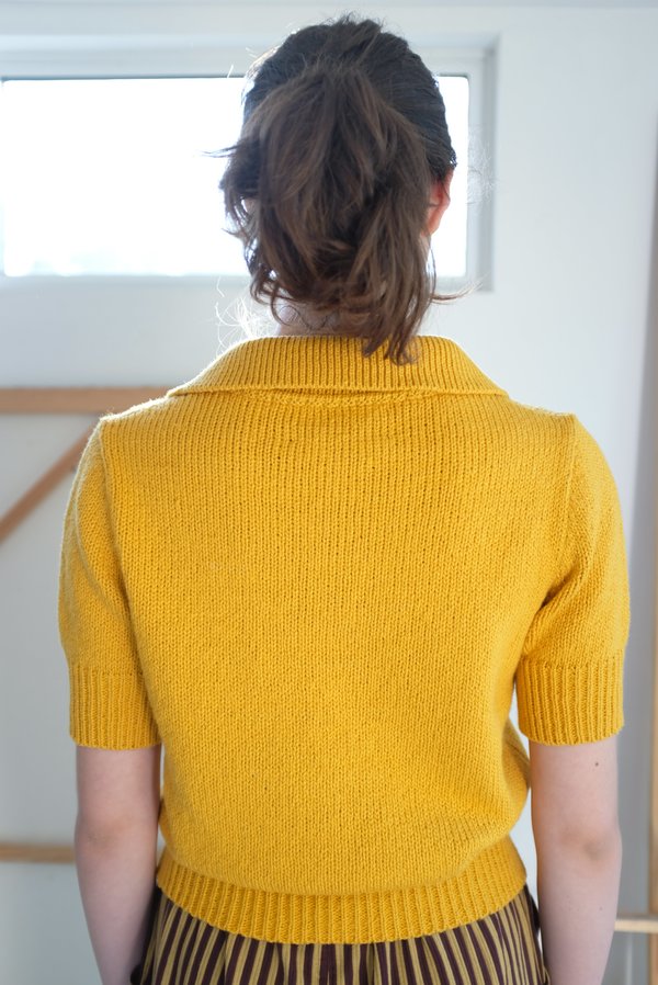 Beklina Knit Polo - Turmeric Beklina Knit Polo - Turmeric
