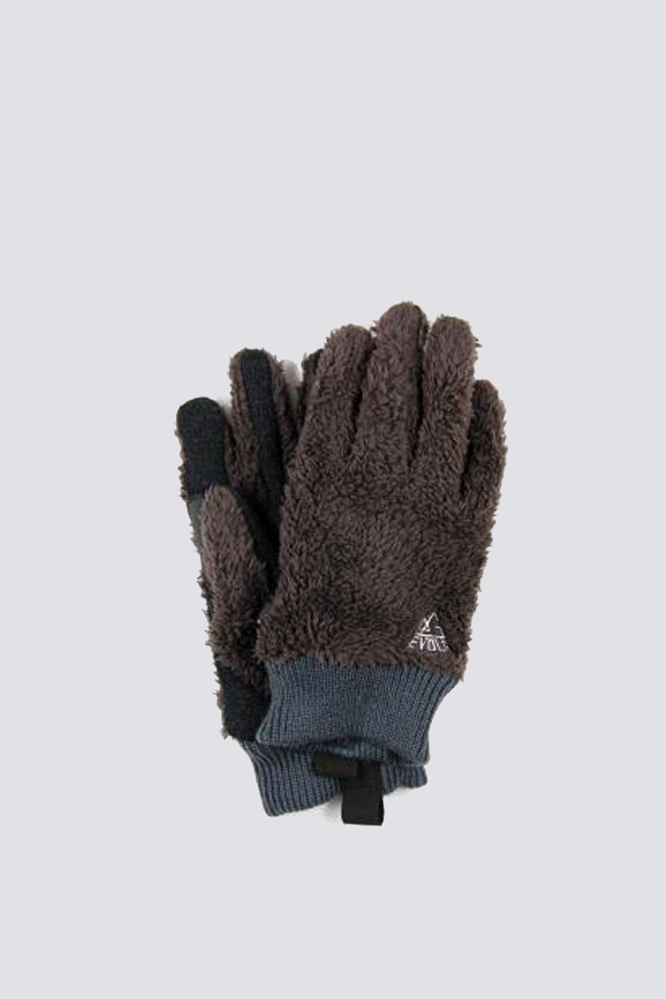 womens brown fleece gloves
