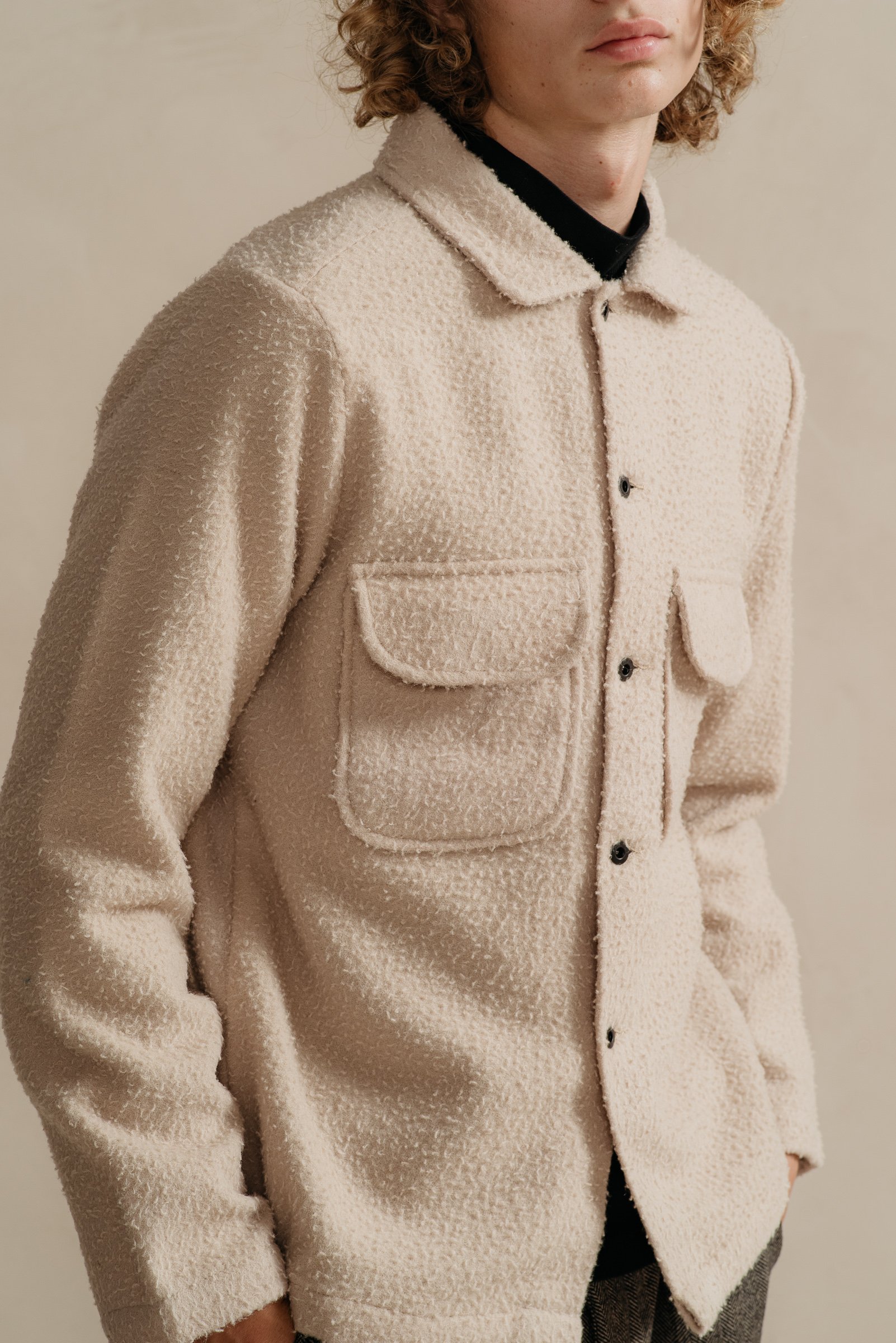 Casentino wool overshirt Clearance