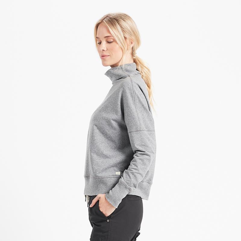Vuori Cleo Sweatshirt - Heather Grey | Garmentory