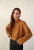 DAĒZA CROPPED PANEL SWEATER - CURRY - Thumbnail 3