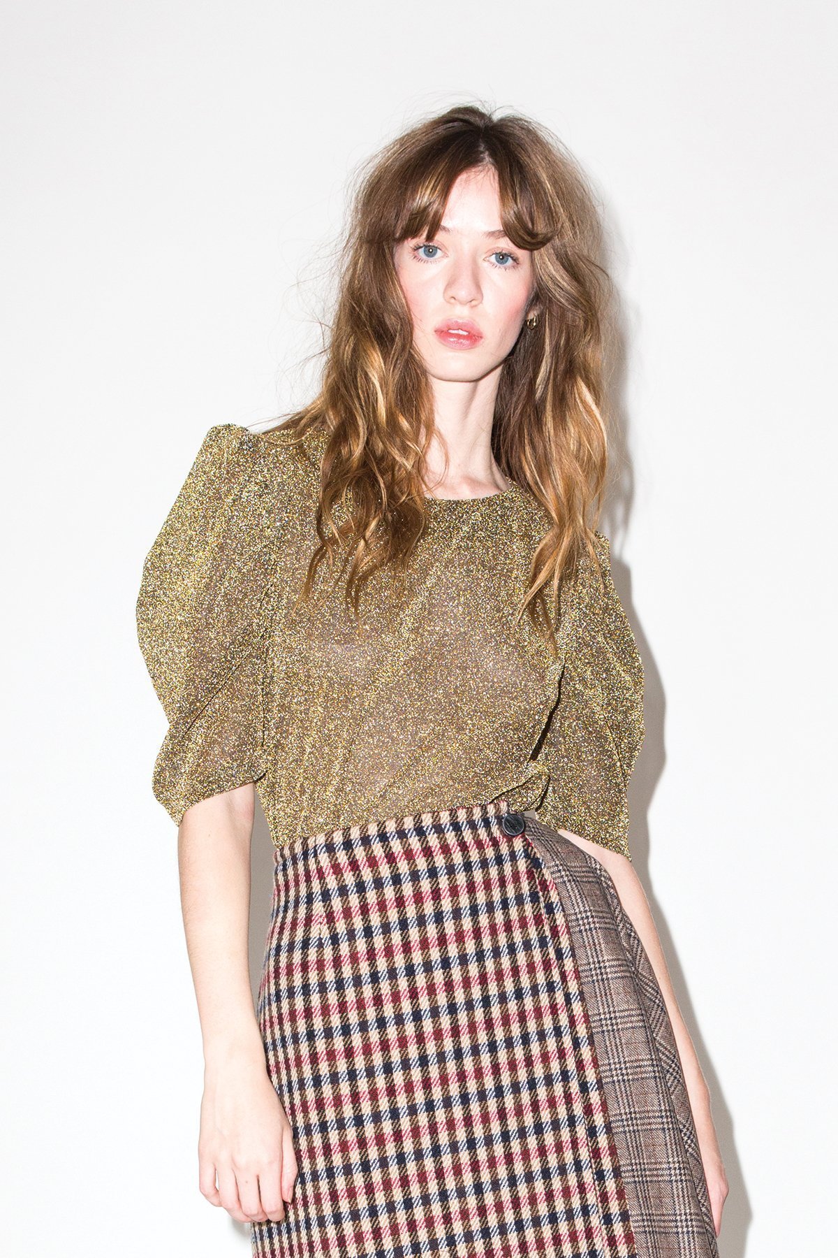 Kurt Lyle Nina Top - Gold - Image 1 of 4