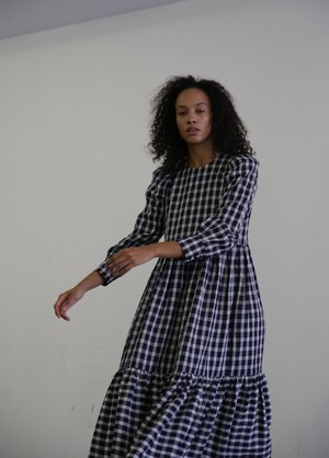 MR. LARKIN MAY PLAID DRESS - NAVY PLAID MR. LARKIN MAY PLAID DRESS - NAVY PLAID
