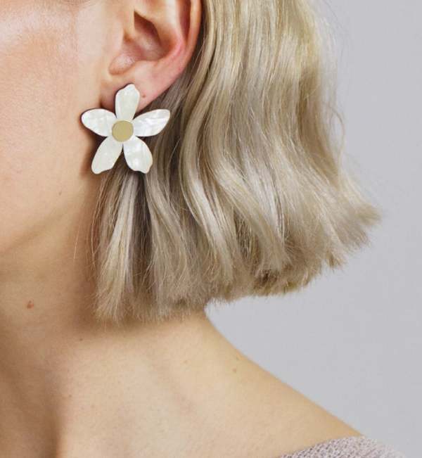 Matter Matters Gallery Orange Blossom Earrings - Pearl Matter Matters Gallery Orange Blossom Earrings - Pearl