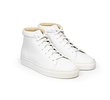 Sydney Brown Faux-Nappa High Sneaker - White  - Thumbnail 2