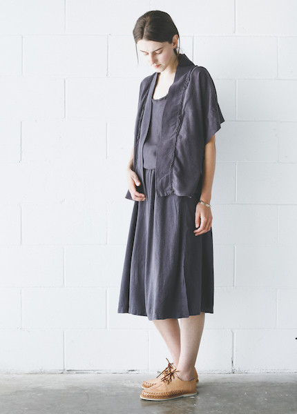 Black Crane Kimono Jacket in Midnight Black Crane Kimono Jacket in Midnight