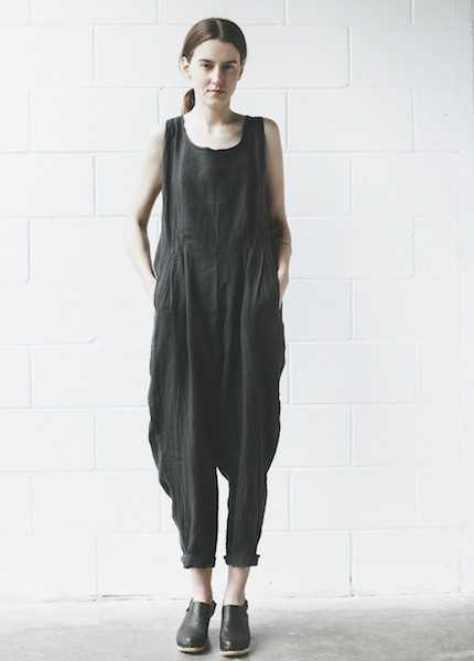 Black Crane Overall in Black Black Crane Overall in Black